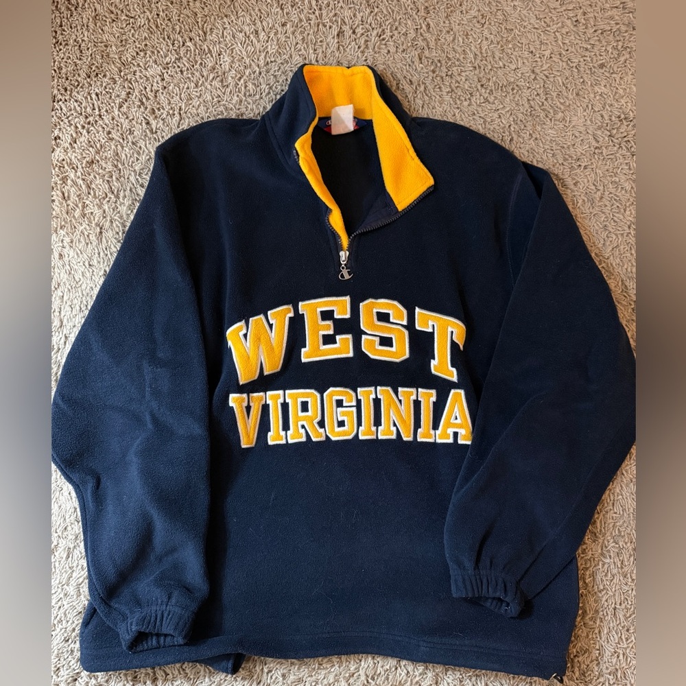 West Virginia Navy Pullover Fleece